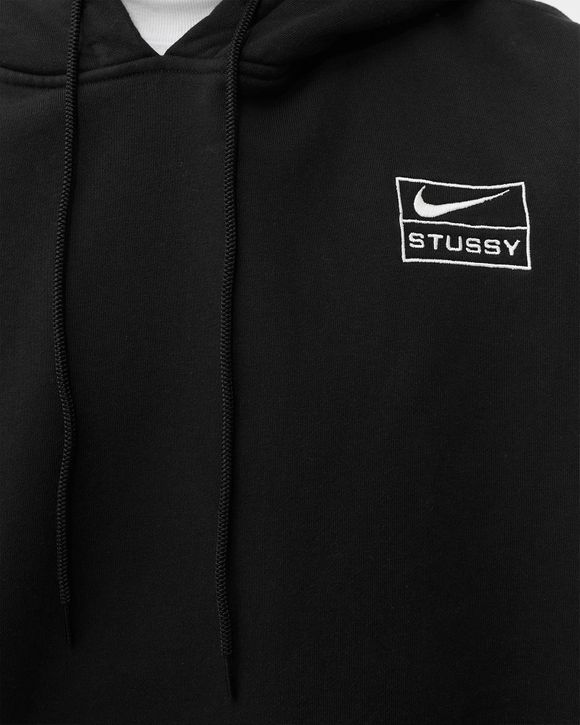 Nike Nike x Stussy STONE WASHED HOODIE Black - BLACK
