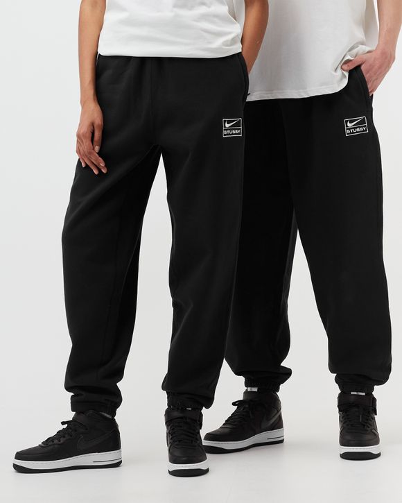 fogNike x Stussy Washed Fleece Pants Black