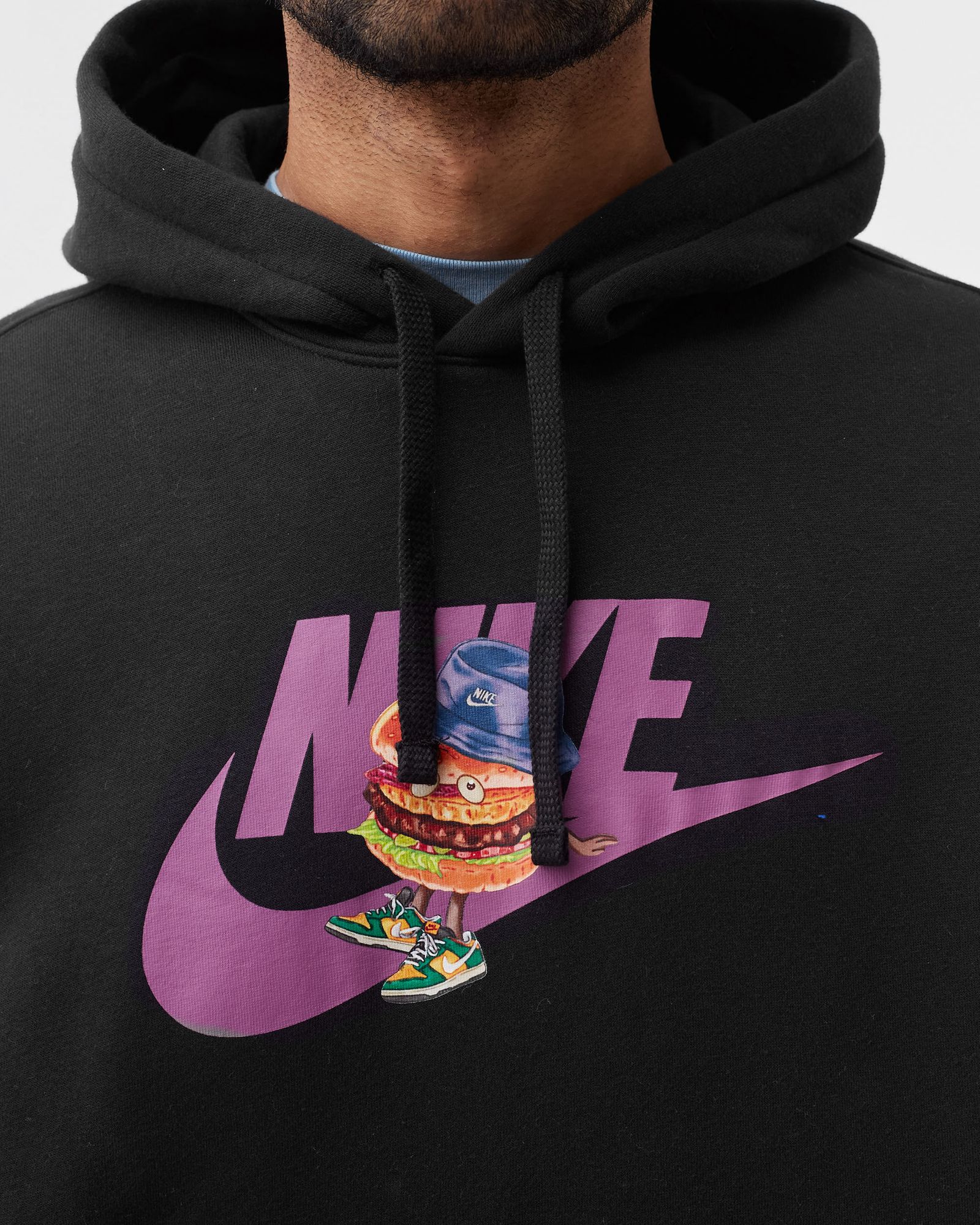 Brushed-Back Pullover Hoodie