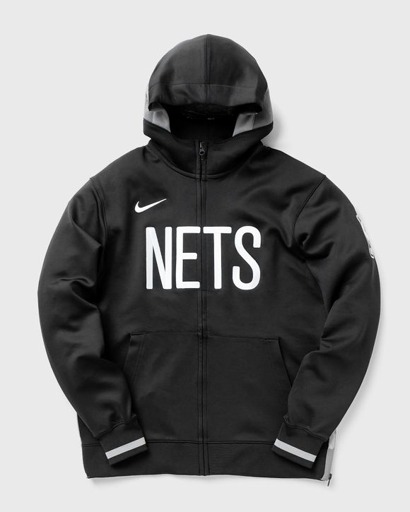 Brooklyn Nets Showtime Men's Nike Dri-FIT NBA Full-Zip Hoodie.