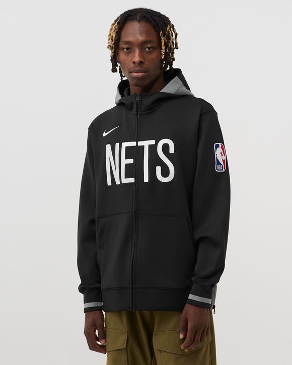 Brooklyn Nets Showtime Men's Nike Dri-FIT NBA Full-Zip Hoodie.