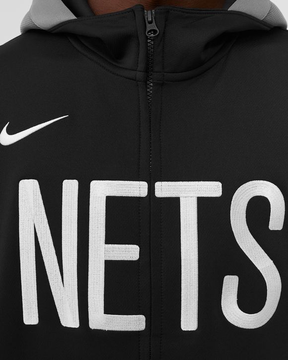 Nike Brooklyn Nets Showtime Dri-FIT NBA Full-Zip Hoodie Black