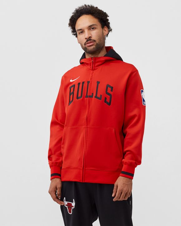 Nike Dri-FIT NBA Chicago Bulls Standard Issue Full-Zip Hoodie University Red/Pale Ivory