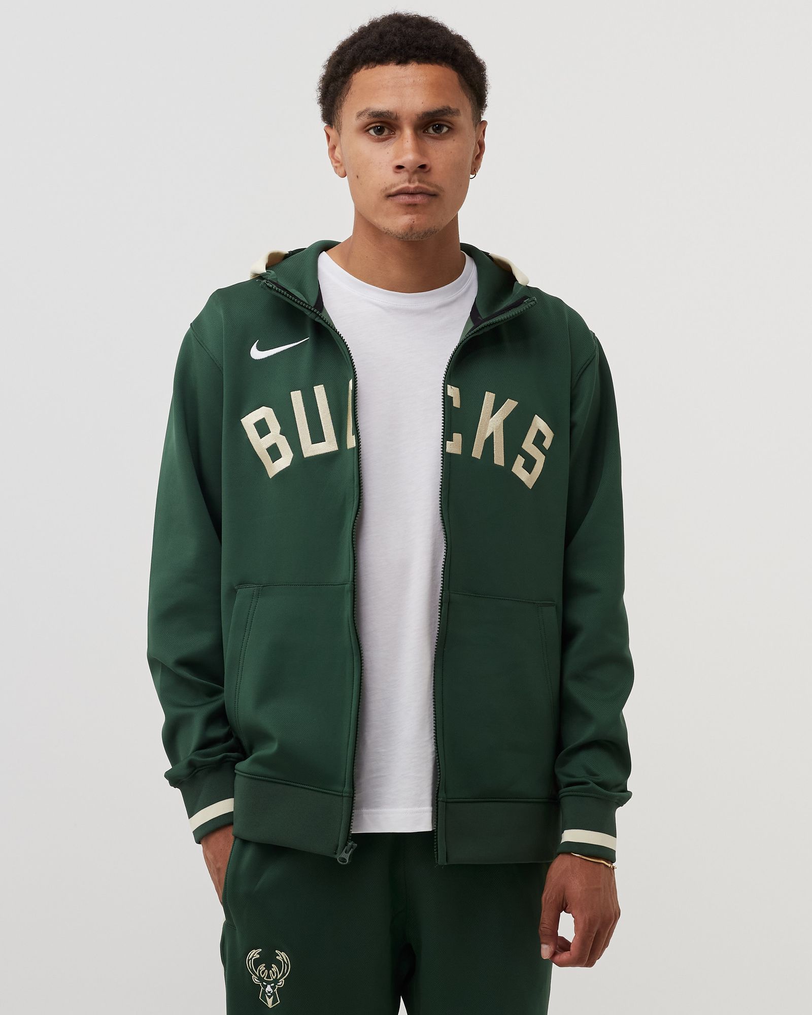 Milwaukee Bucks Showtime Dri-FIT NBA Full-Zip Hoodie