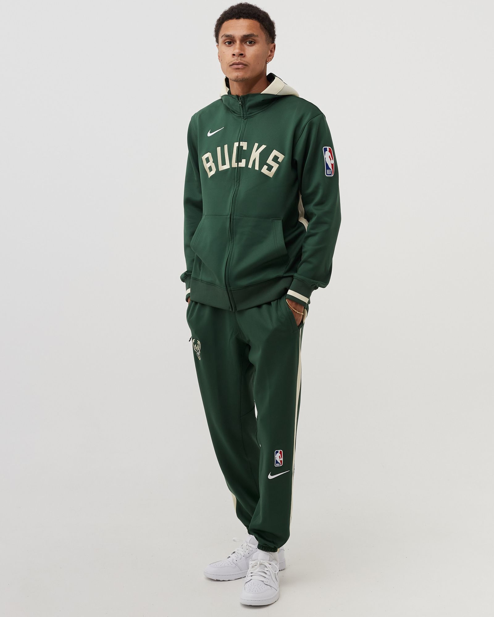 Milwaukee Bucks Showtime Dri-FIT NBA Full-Zip Hoodie