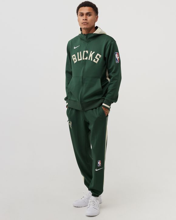 Nike Milwaukee Bucks Showtime Dri-fit Nba Full-zip Hoodie 50% Recycled  Polyester in Green for Men