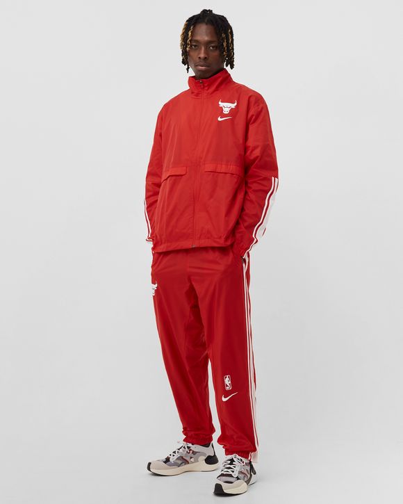 Chicago Bulls Nike Courtside Tracksuit - University Red- Mens