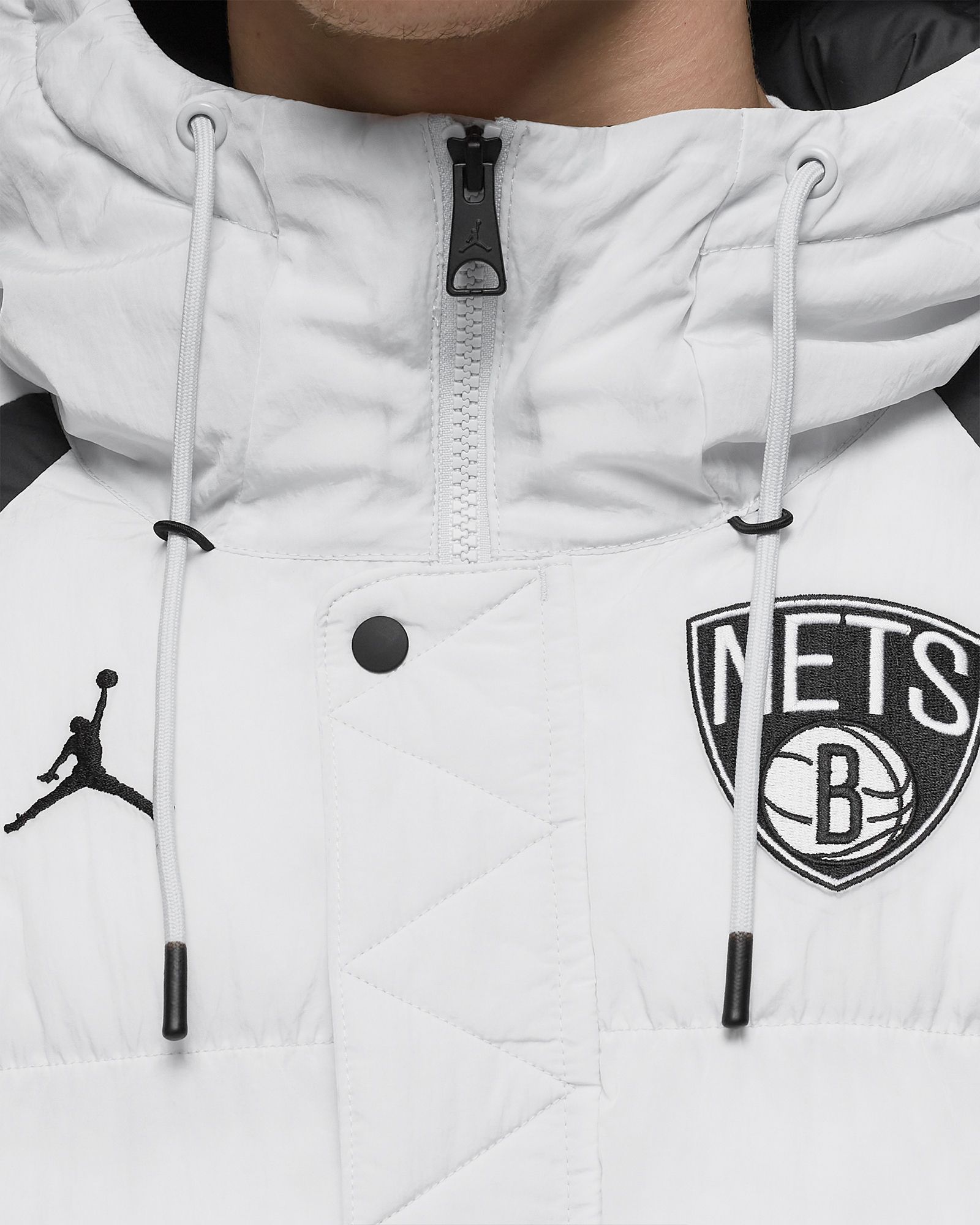 Brooklyn Nets Courtside Statement Edition NBA Full-Zip Jacket