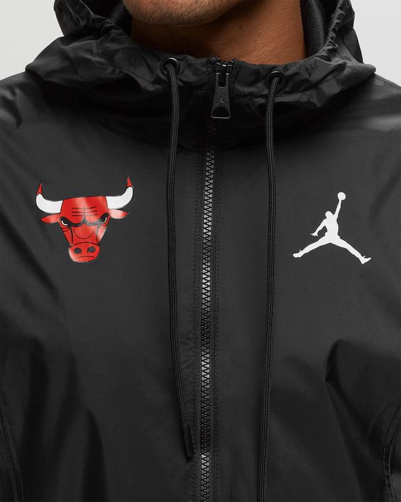 Men's Jordan Brand Black Chicago Bulls Courtside Statement Edition Pullover Hoodie Size: Large