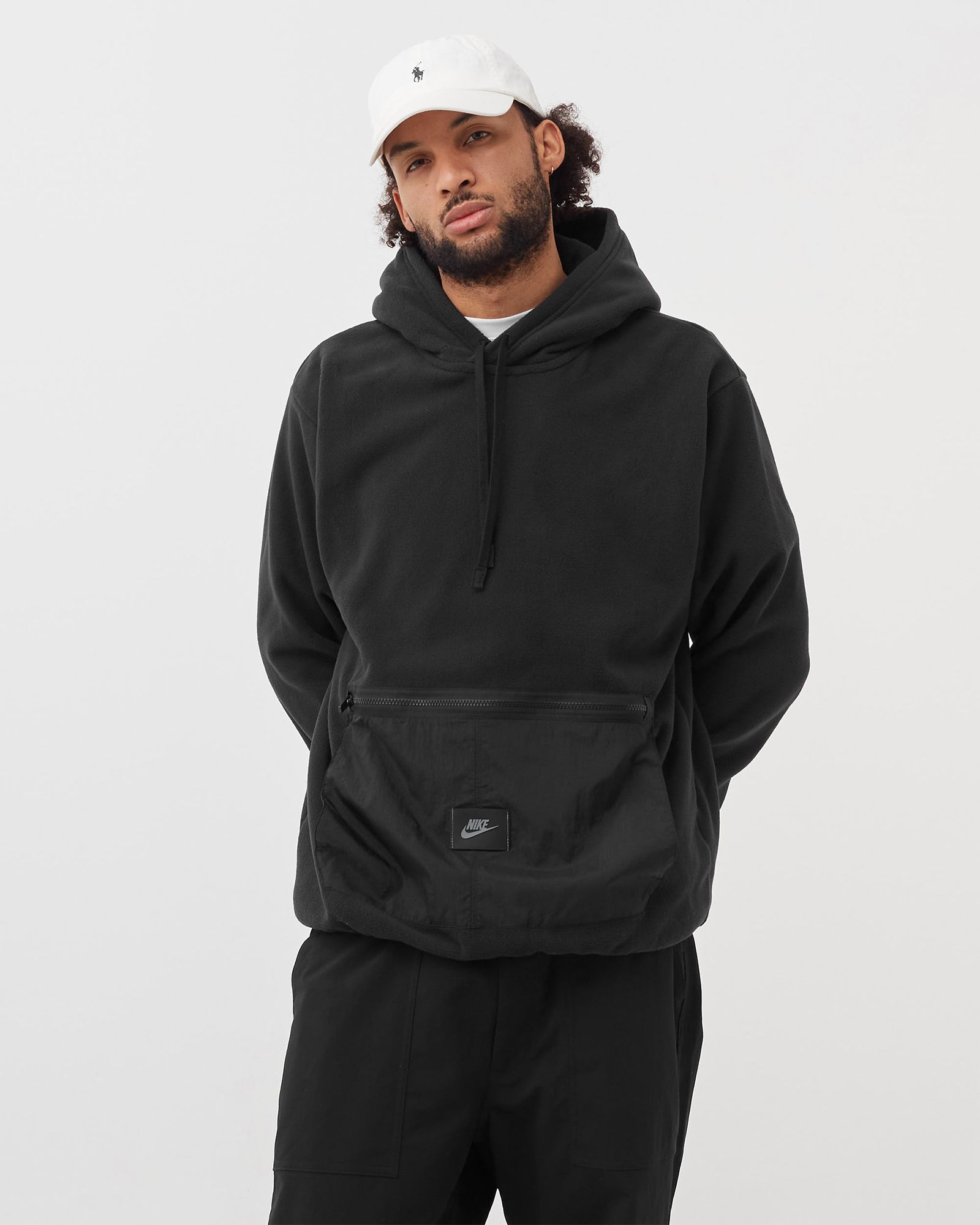 UTILITY POLAR FLEECE POPOVER HOODIE