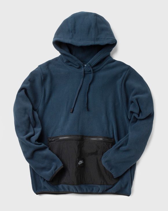 Nike UTILITY POLAR FLEECE POPOVER HOODIE Blue BSTN Store