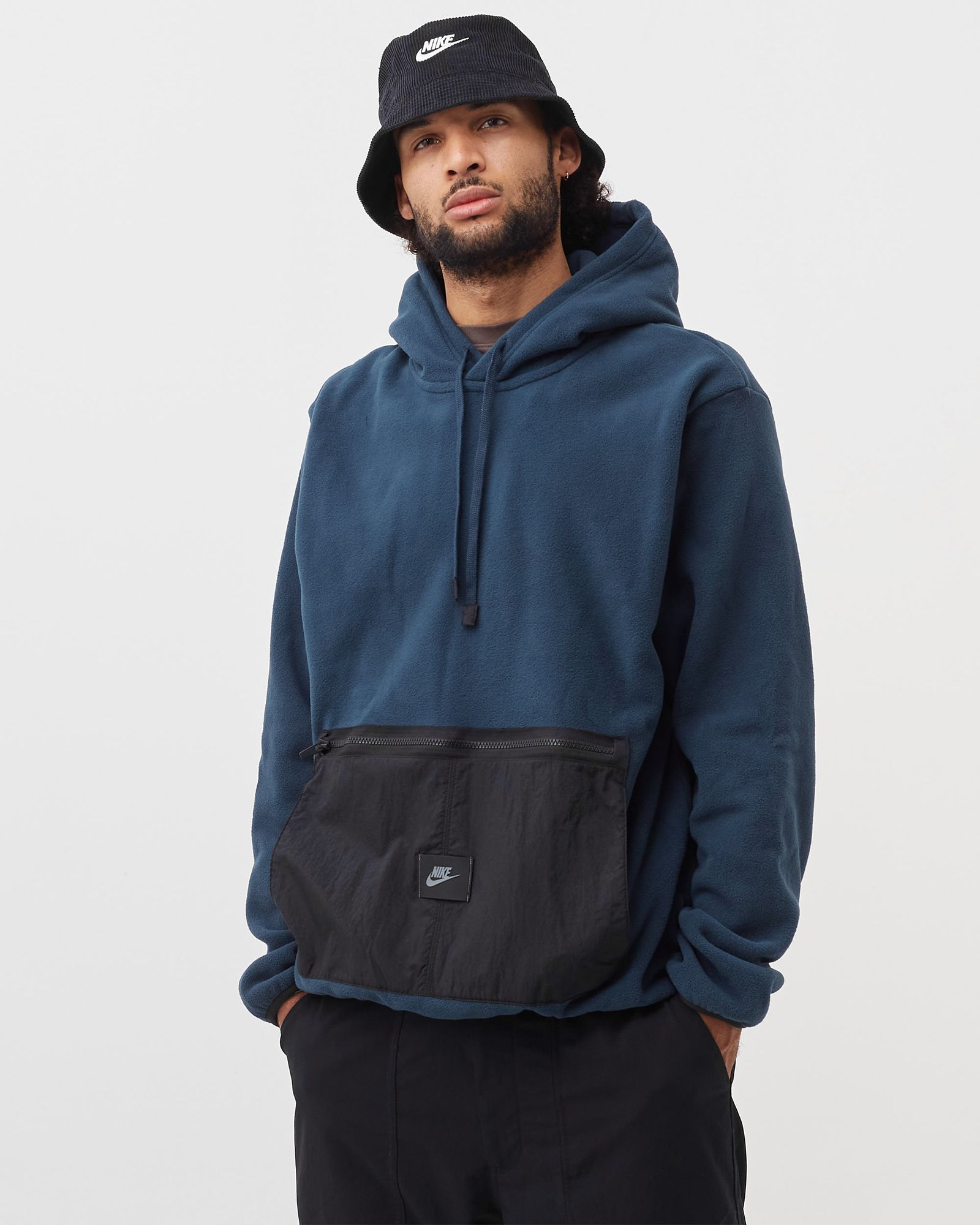 UTILITY POLAR FLEECE POPOVER HOODIE