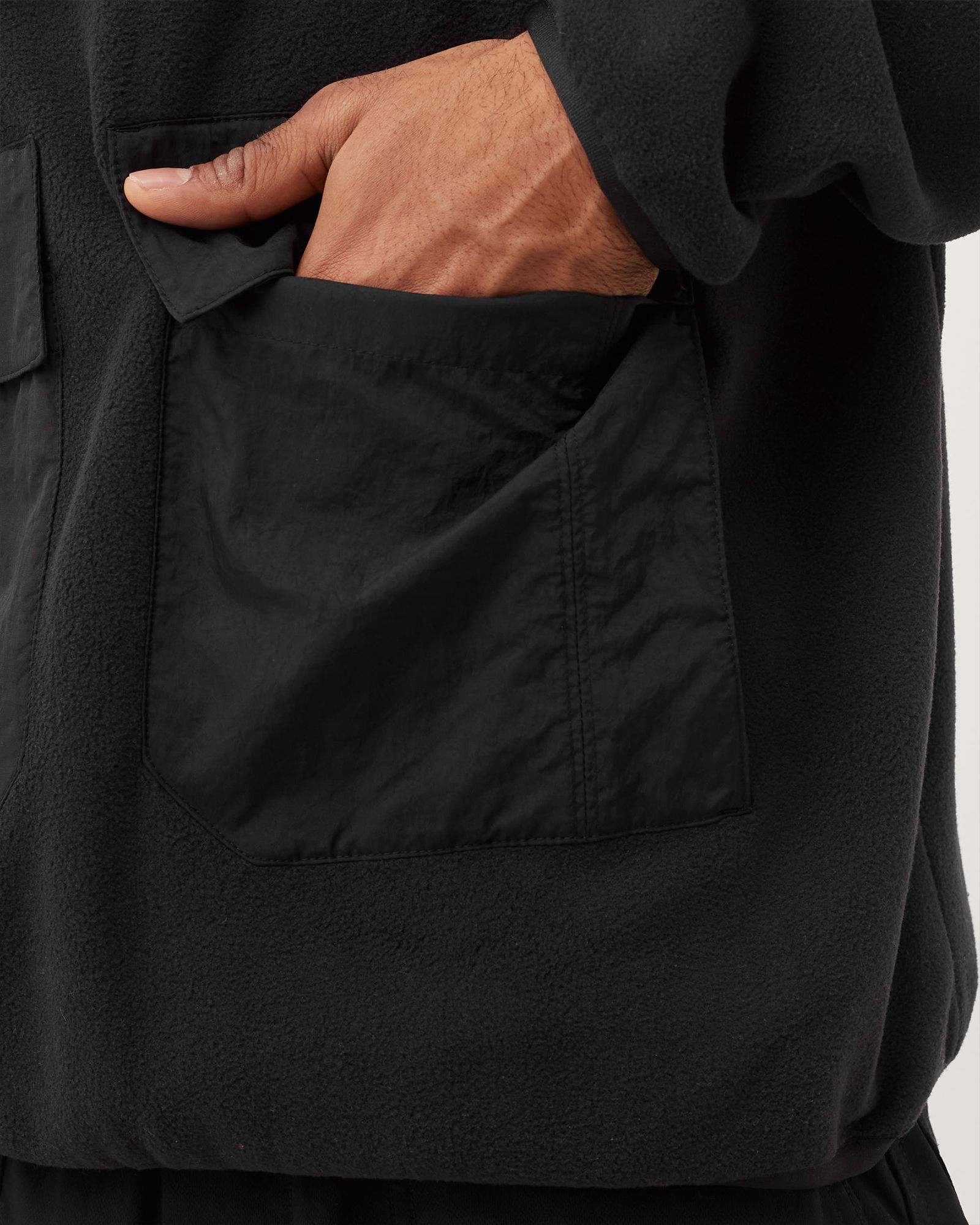 UTILITY POLAR FLEECE HALF ZIP SWEATSHIRT