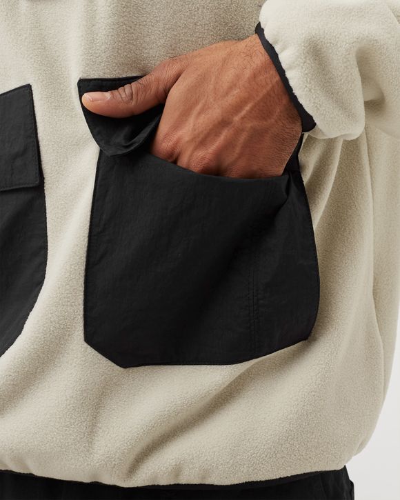 UTILITY POLAR FLEECE HALF ZIP SWEATSHIRT