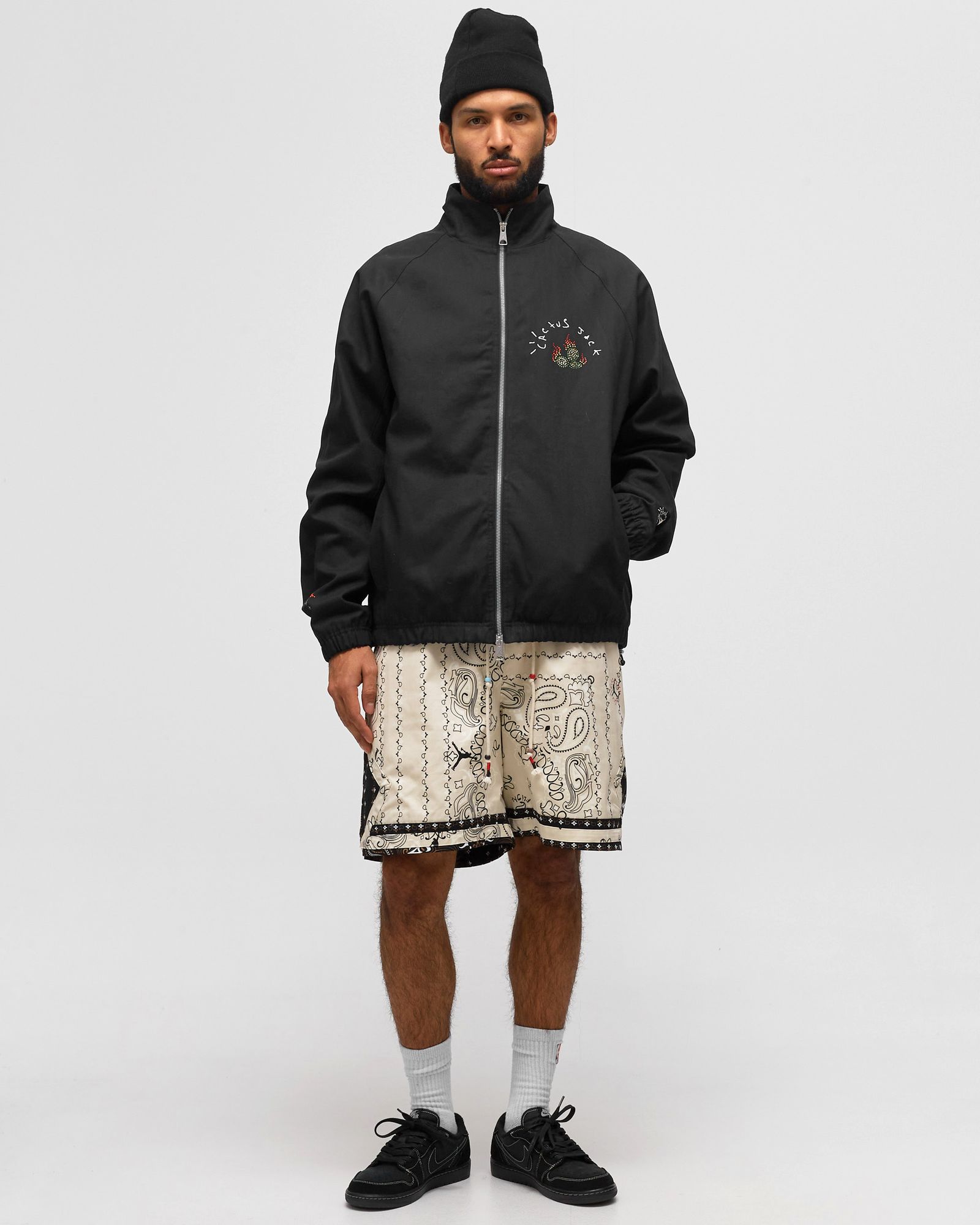 ジャケット・アウター jordan travis scott denim jacket Air Jordan x Travis Scott Waxed Jacket 'Black' DZ5474-010