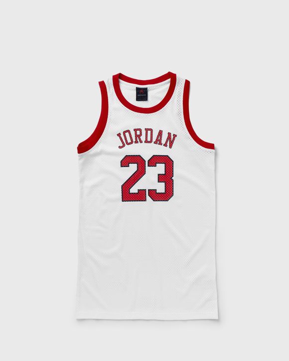 Nike Jordan Heritage basketball tank dress in gym red