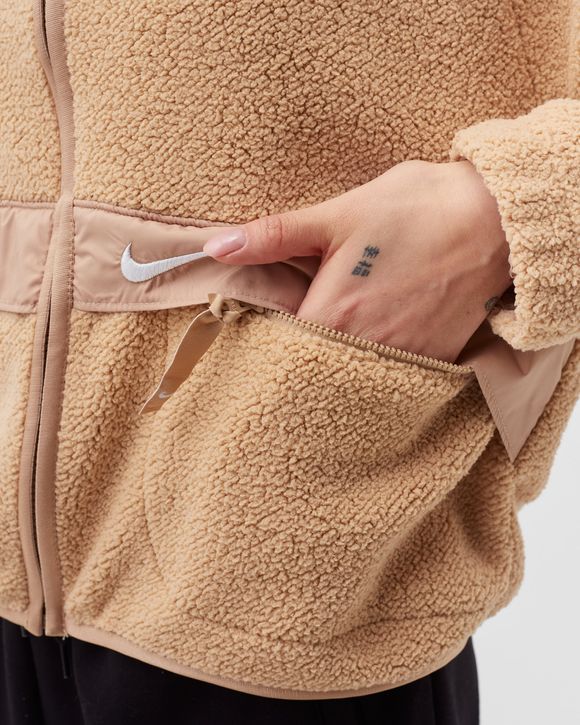 Nike WMNS Sherpa Jacket Brown BSTN Store