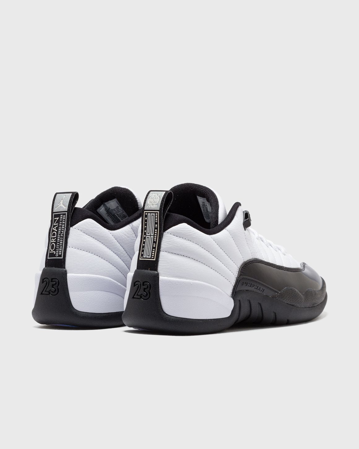 Jordan 12 low black and white deals