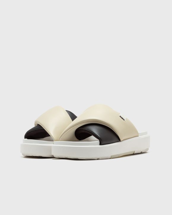 Jordan WMNS Sophia Slides Grey/Beige - SHADOW BROWN/TEAM GOLD-SAIL