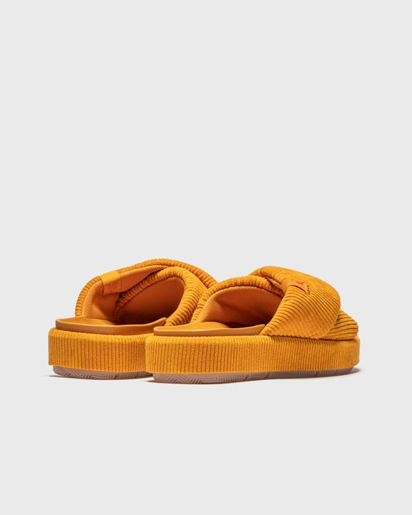 Yellow best sale jordan slides