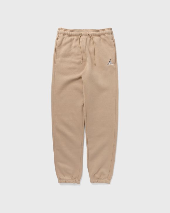 Jordan WMNS Jordan Brooklyn Fleece Pants Beige - DESERT/WHITE