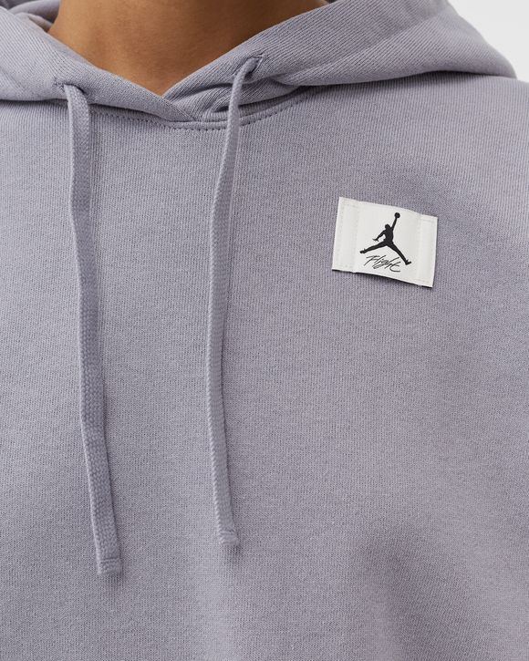 Air Jordan Flight Heritage Washed Grey Fleece Pullover Hoodie