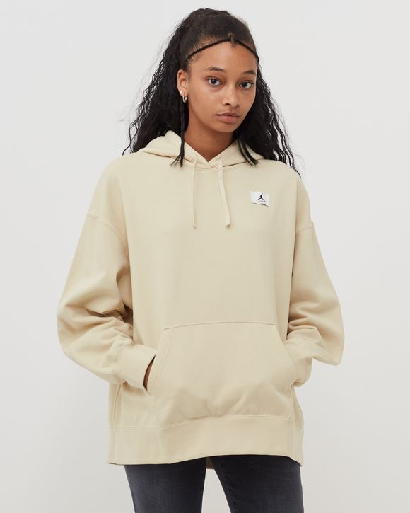 Jordan WMNS Jordan Flight Fleece Hoodie Beige - BEACH