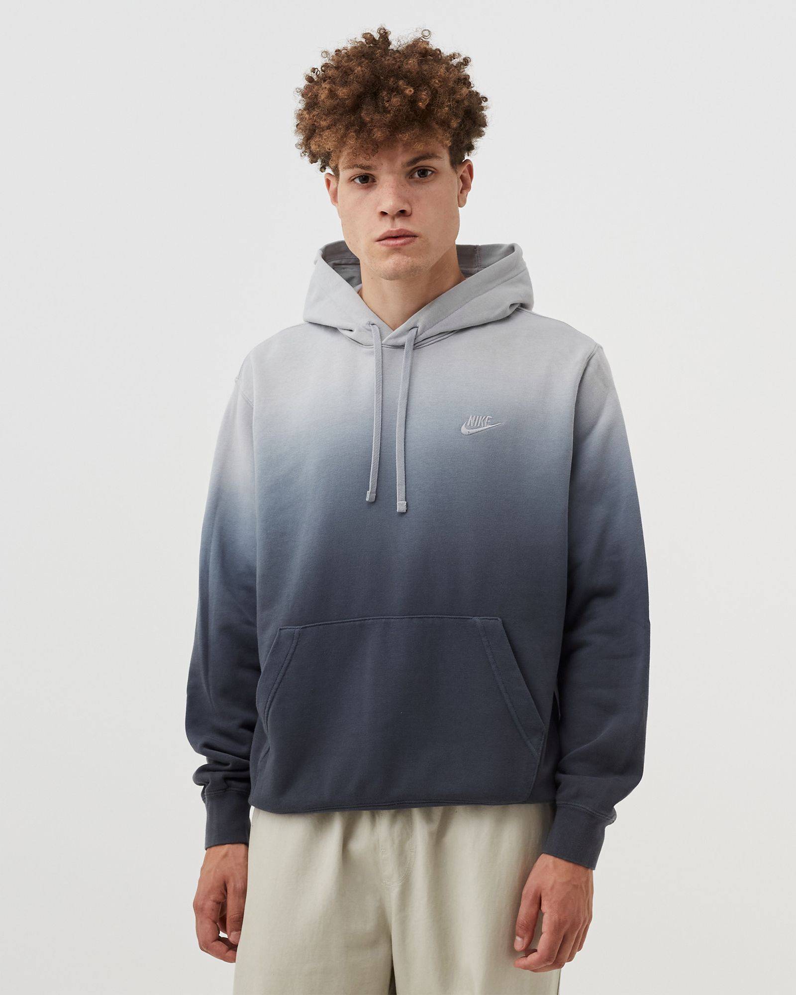 French Terry Dip-Dyed Pullover Hoodie