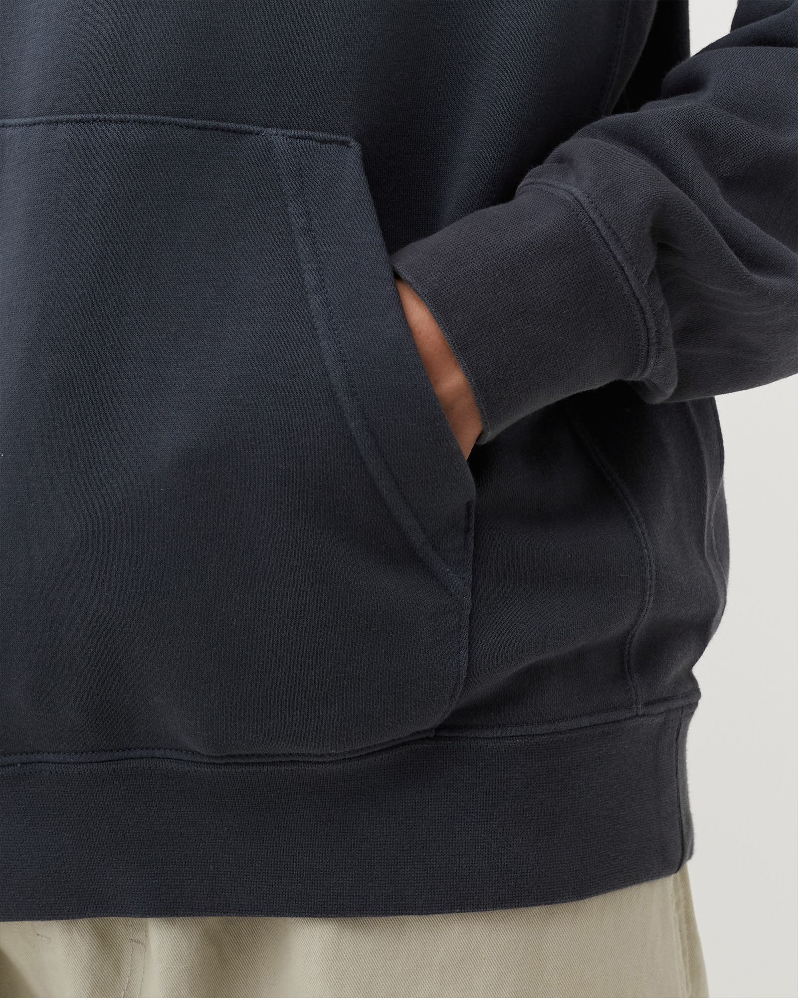 French Terry Dip-Dyed Pullover Hoodie