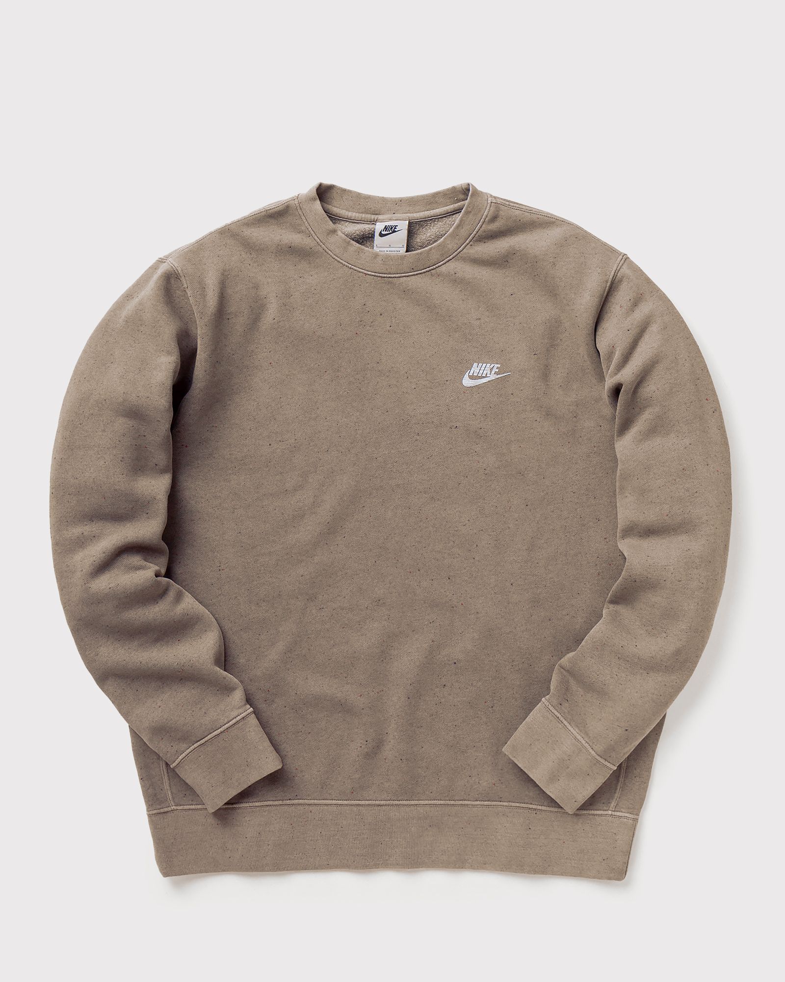 Nike Club Fleece+ Revival Brushed Back Crew Brown | BSTN Store