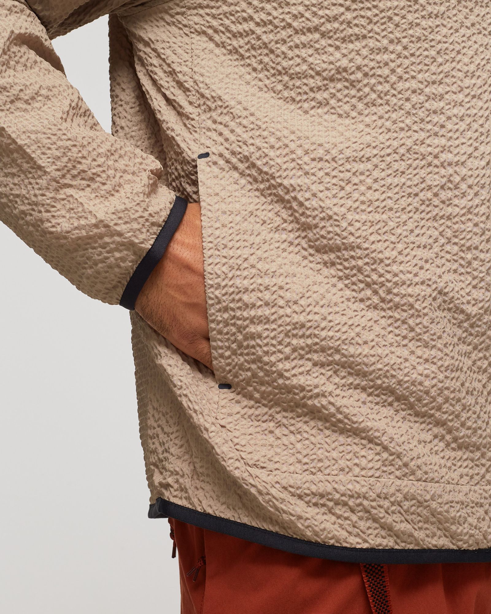 TE LND WOVEN FULLZIP HOODIE SNL