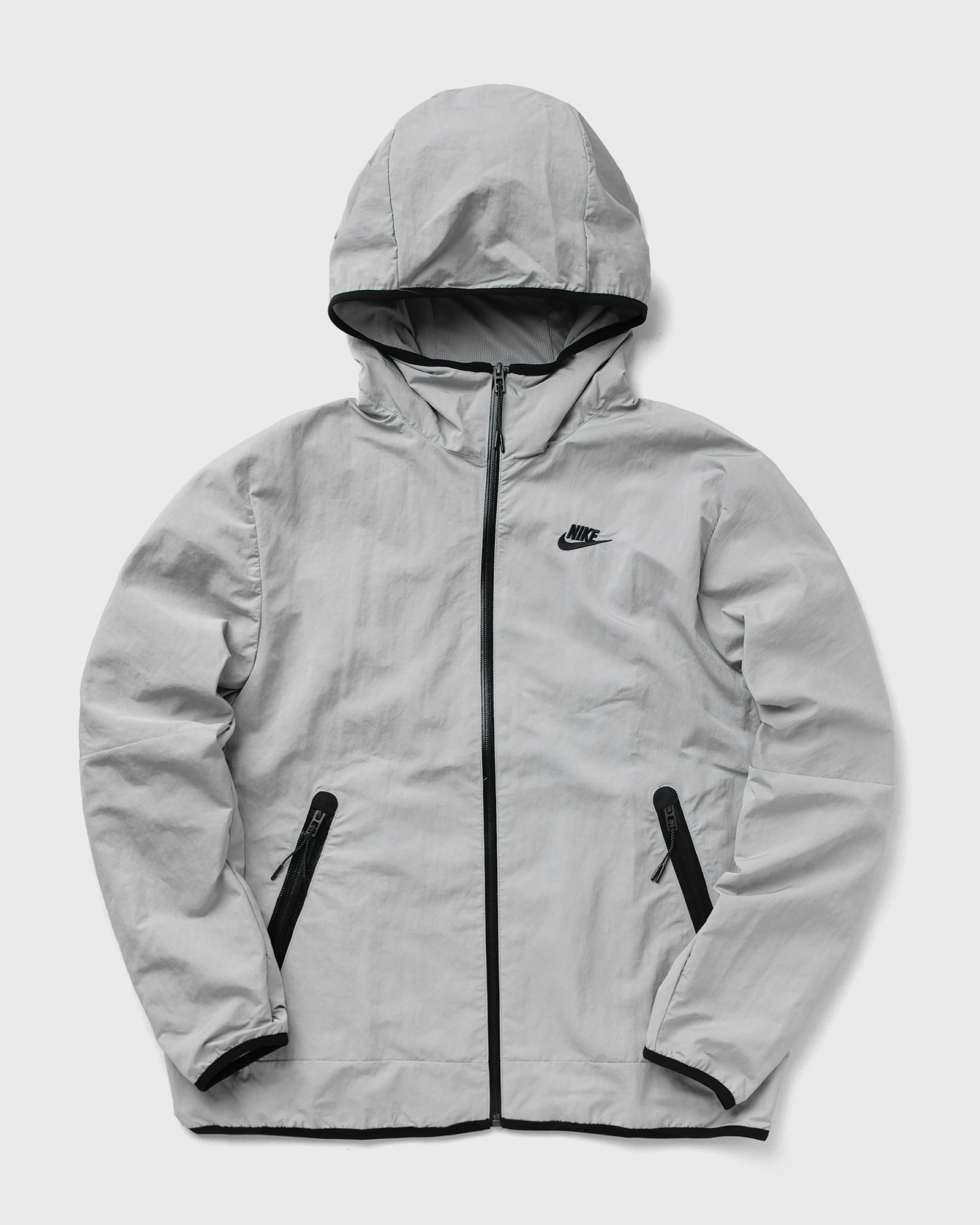 Tech Woven Full-Zip Lined Hooded Jacket