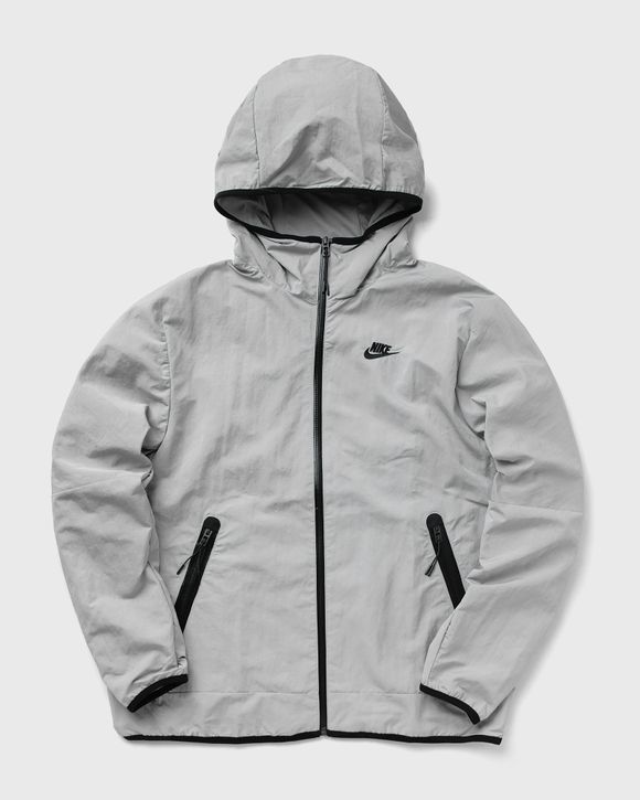 Tech Woven Full-Zip Lined Hooded Jacket