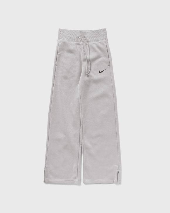 Nike WMNS Phoenix Fleece High-Waisted Wide-Leg Sweatpants Grey