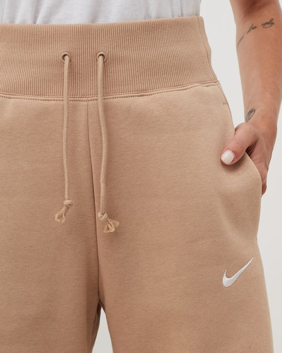 Nike WMNS Phoenix Fleece High-Rise Wide-Leg Pants Brown