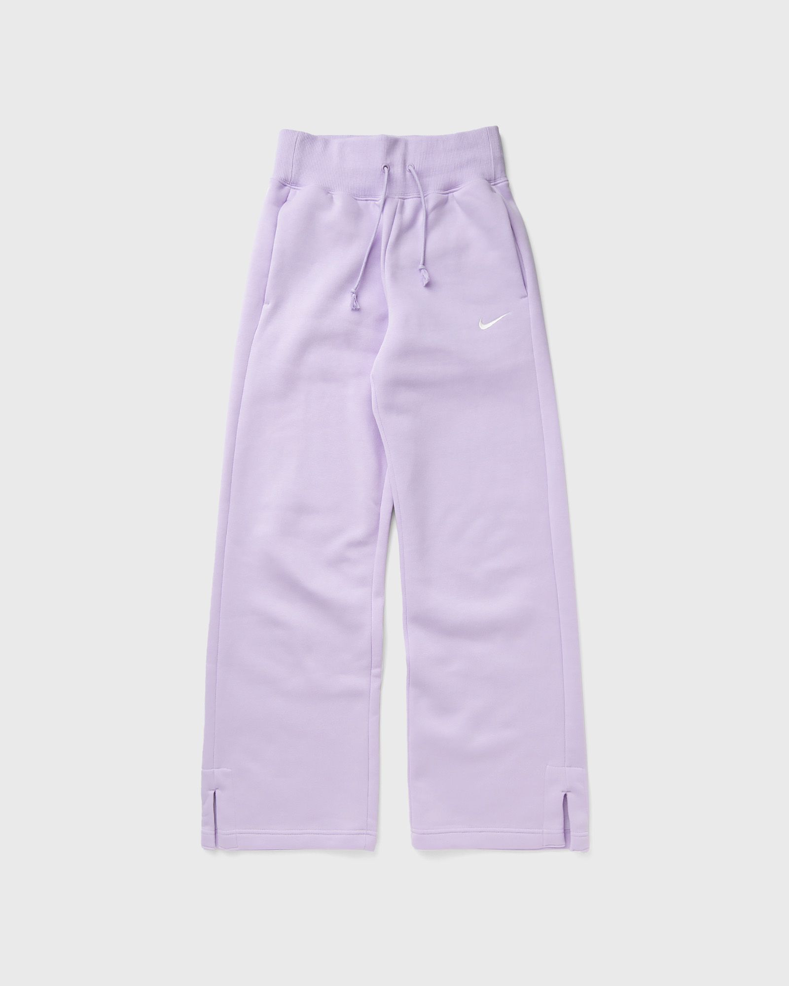Nike - wmns phoenix fleece high-waisted wide-leg sweatpants women sweatpants purple in größe:l