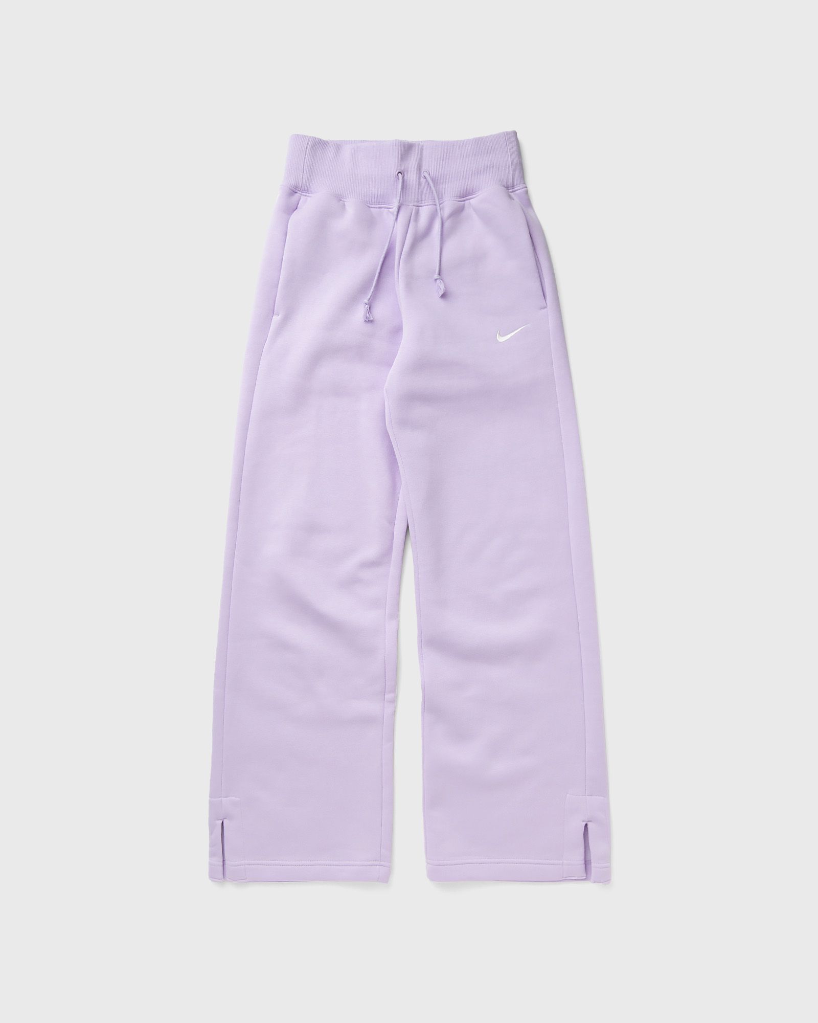 Nike - wmns phoenix fleece high-waisted wide-leg sweatpants women sweatpants purple in größe:m