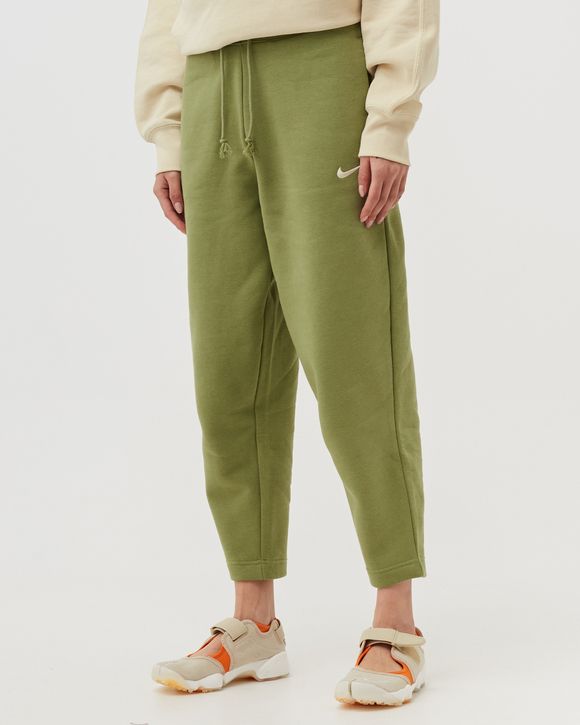 Nike WMNS Phoenix Fleece High-Waisted Curve Sweatpants Green -  ALLIGATOR/SAIL