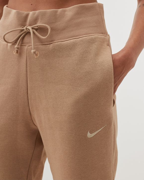 Nike WMNS Phoenix Fleece High-Rise Pants Brown