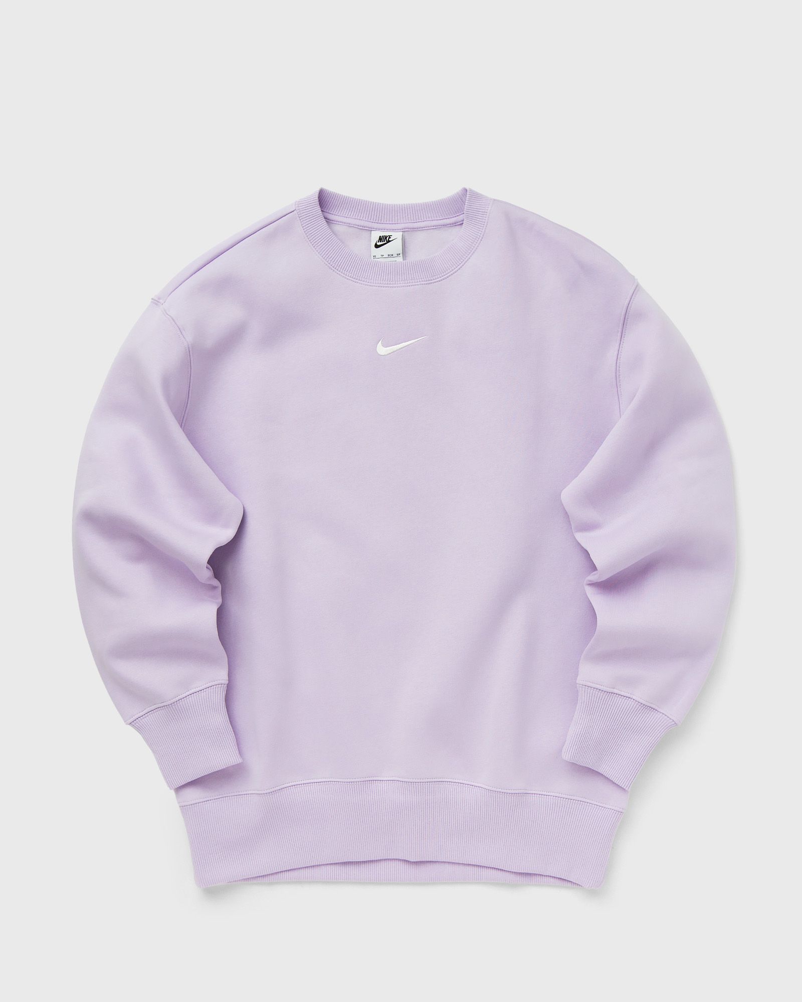 Nike - wmns phoenix fleece oversized crew-neck sweatshirt women sweatshirts purple in größe:l
