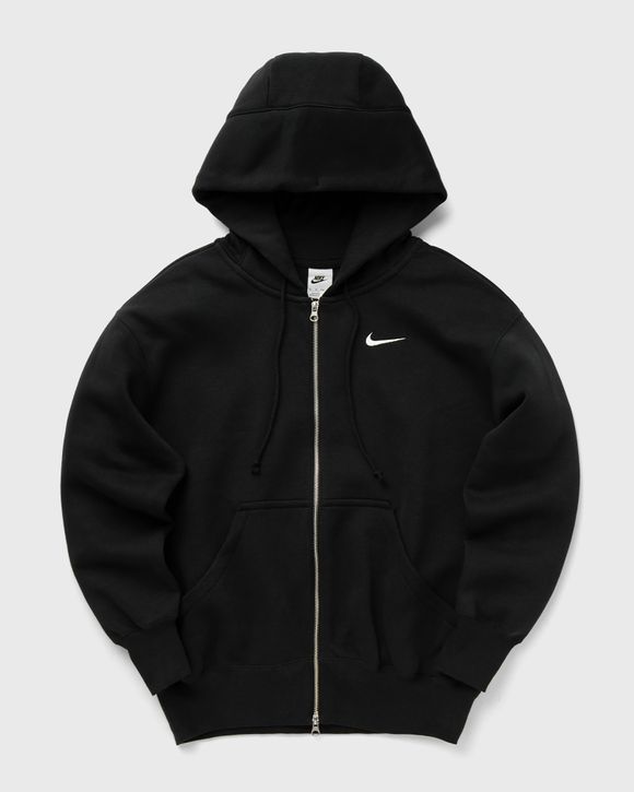 Nike WMNS Phoenix Fleece Oversized Full Zip Hoodie Black BLACK SAIL