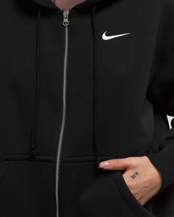 Nike WMNS Phoenix Fleece Oversized Full-Zip Hoodie Black