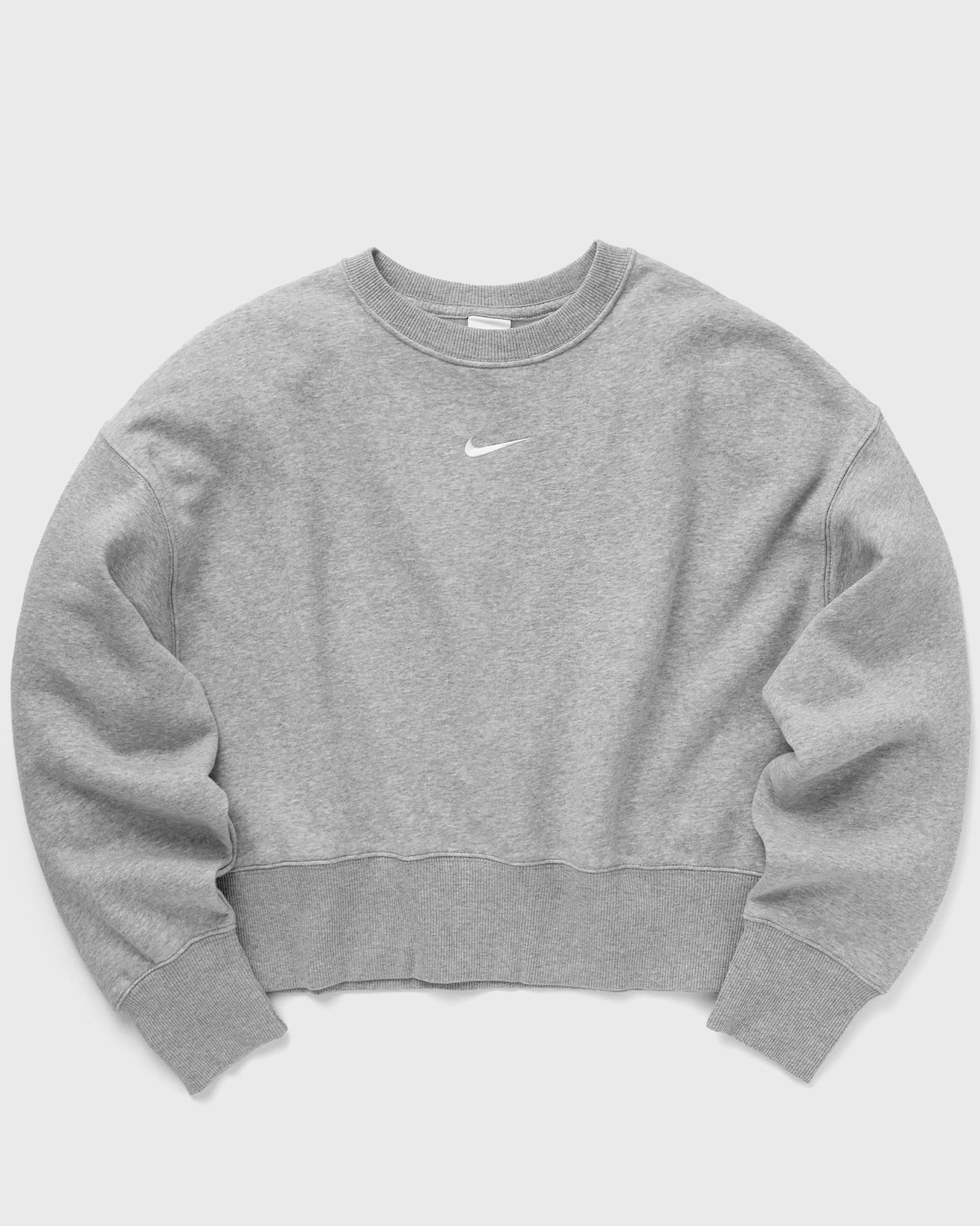 Nike - wmns phoenix fleece over-oversized crew-neck sweatshirt women sweatshirts grey in größe:l