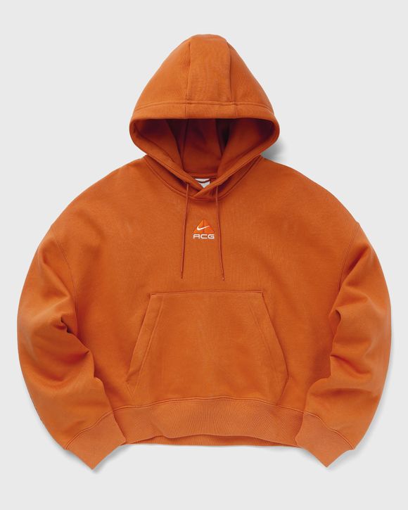 Nike orange fleece online hoodie