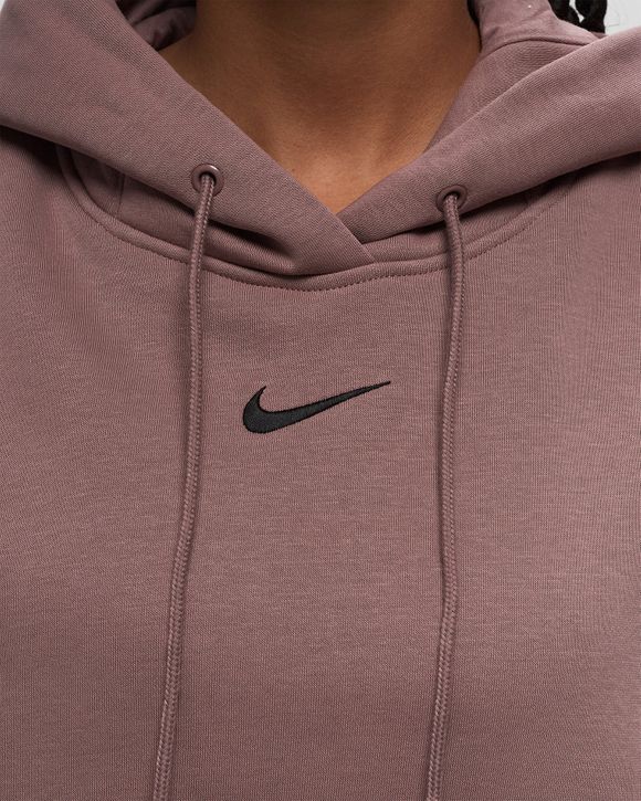 Nike WMNS Phoenix Fleece Over-Oversized Pullover Hoodie Purple