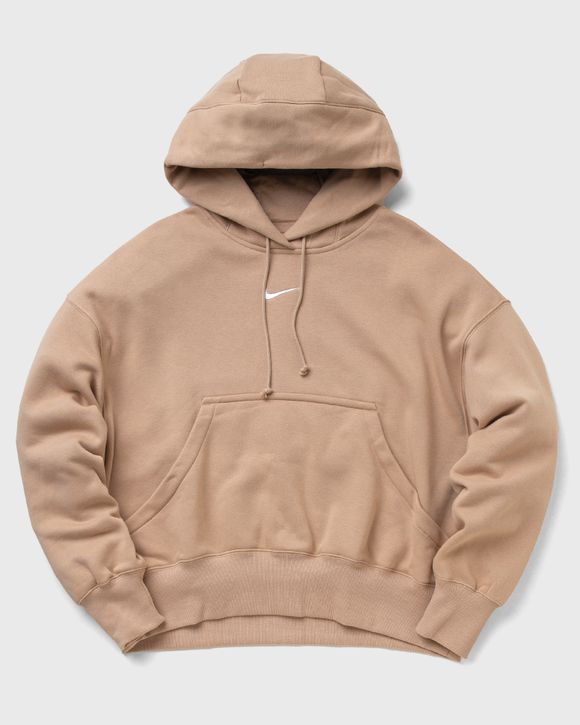 Nike WMNS Oversized Jersey Pullover Hoodie Brown