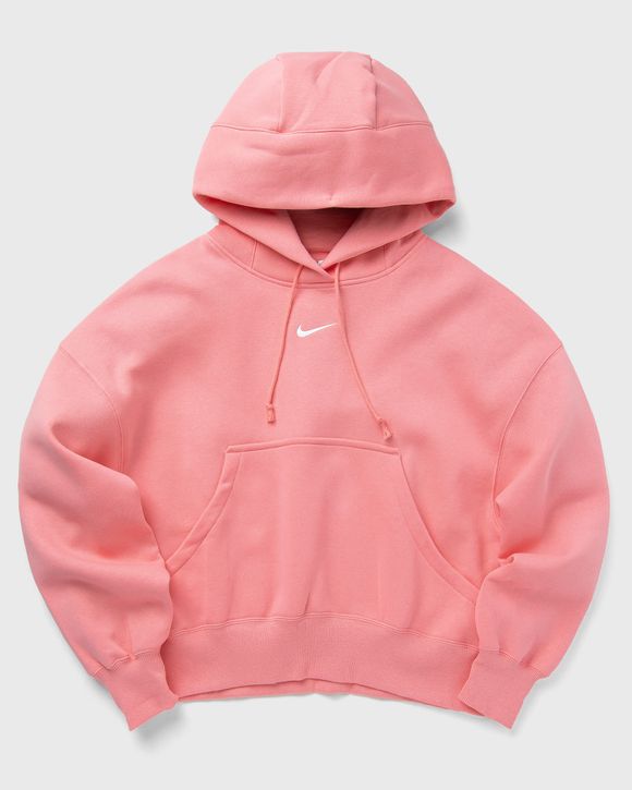 Nike WMNS Phoenix Fleece Over-Oversized Pullover Hoodie Pink