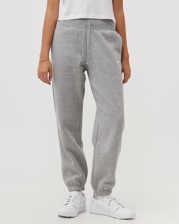 Nike Phoenix Fleece high rise shorts in gray heather