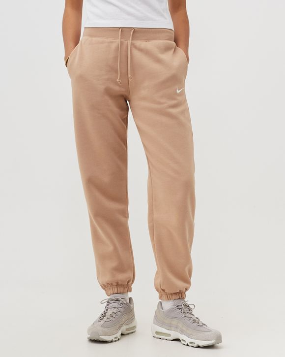 Brown Nike Phoenix Fleece Oversized Joggers