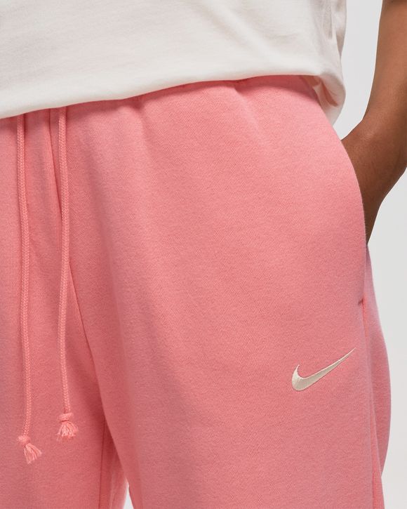 Nike WMNS Phoenix Fleece High-Waisted Oversized Sweatpants Pink - CORAL  CHALK/SAIL